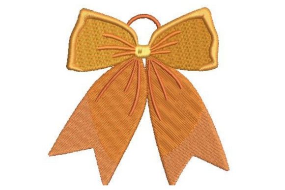 Hair Bow: A Charming Embroidery Accent for Real Projects