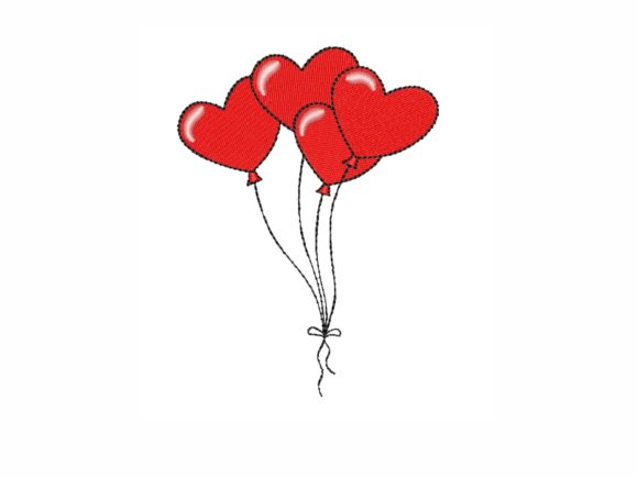 Heart Balloons: A Boutique Sweatshirt Embroidery Review