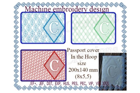 In the Hoop Passport Cover – C