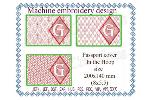In the Hoop Passport Cover - G
