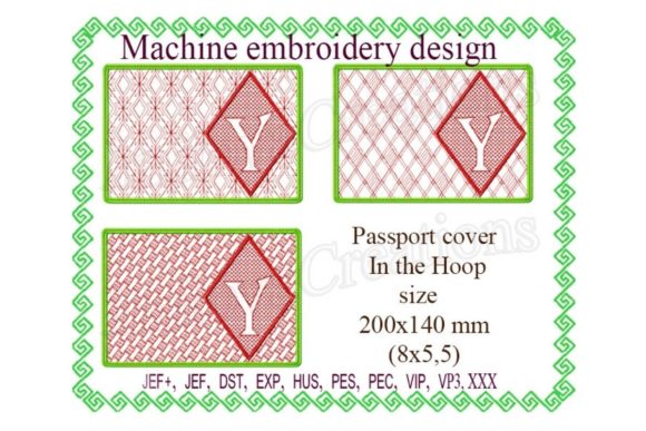 In the Hoop Passport Cover - Y