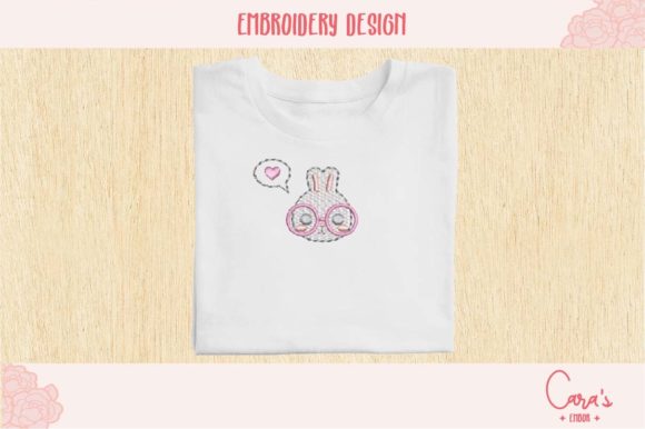 Love Bunny with Glasses
