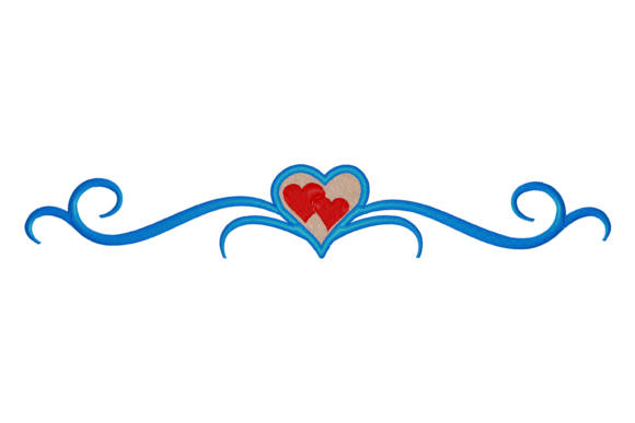 Love Jewel Embroidery Design for Boutique Sweatshirts