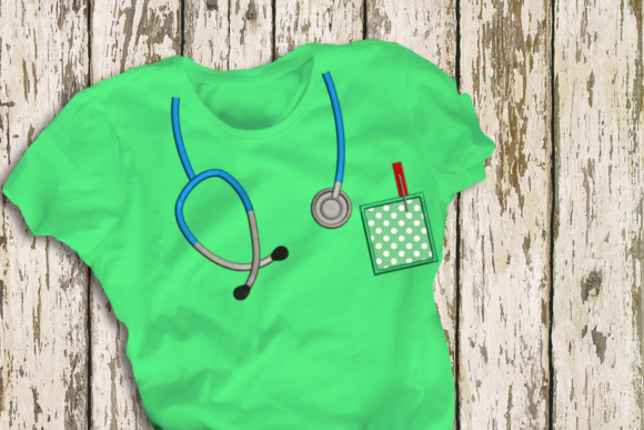 Mock Stethoscope and Pocket: A Playful Stitch for Healthcare Gifts