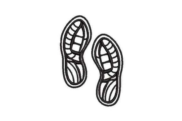 Running Shoe Print: A Thoughtful Embroidery Choice for Meaningful Gifts