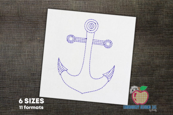 Sea Anchor Symbol: Nautical Charm for Boutique Apparel