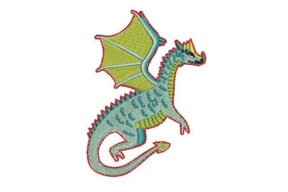 Watercolor Dragon: A Thoughtful Embroidery Choice for Meaningful Gifts
