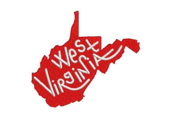 West Virginia Word Art Embroidery Design Review